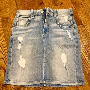 7 for all Mankind Denim Skirt